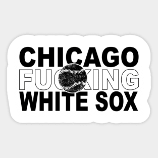 Represent the White Sox Sticker